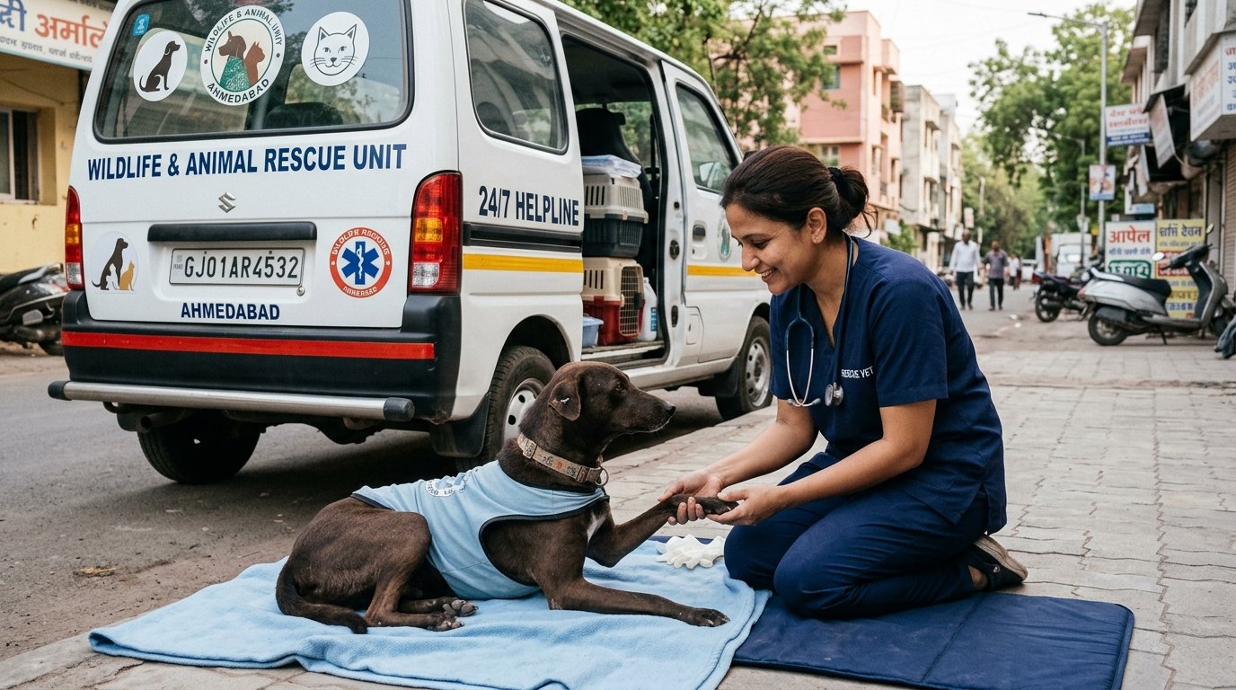 PashuRescue 24x7 emergency medical rescue operations in Delhi NCR